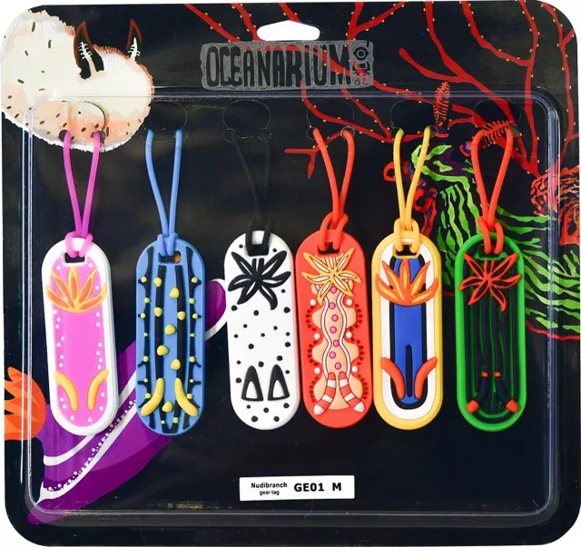 Étiquettes pour équipement nudibranches Oceanarium