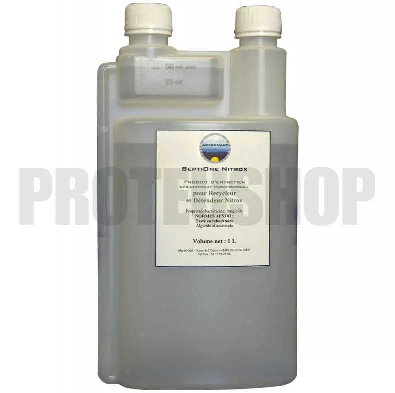 Désinfectant matériel Nitrox et recycleurs 1L AbyssNaut
