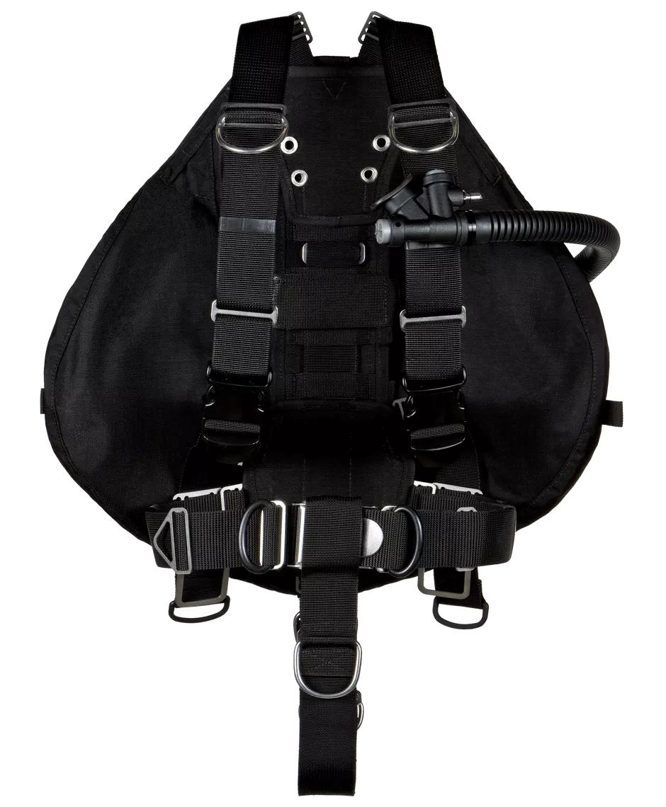 Harnais sidemount Xdeep Stealth 2.0 Rec, poche D (8x1,5Kg)