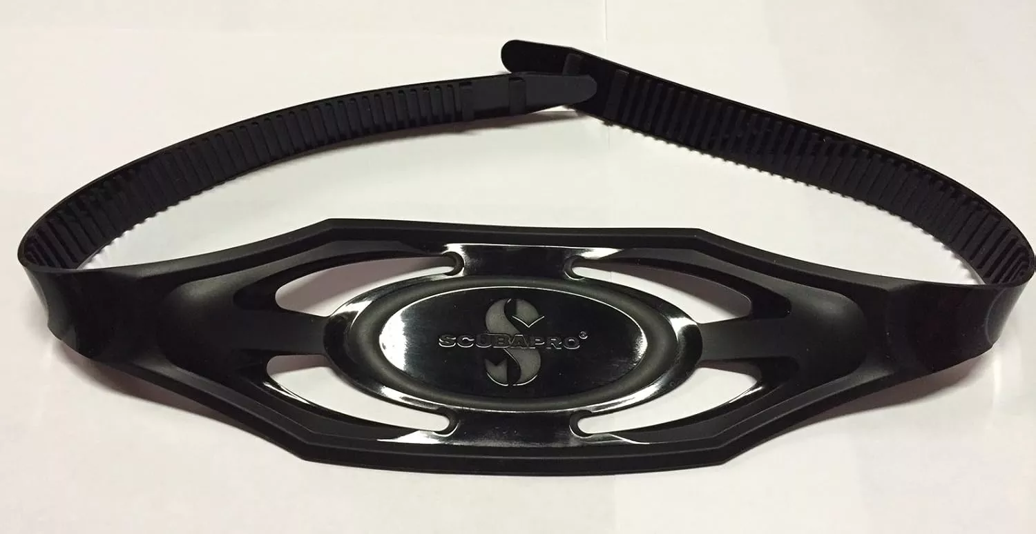 Sangle de masque noire, Spectra/Sp.Mini/Crystal/Marin&2/Solo/Trinidad