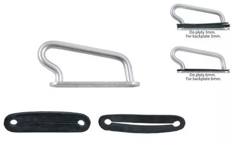 Cinch Adaptateur pour plaque 3mm et 6mm