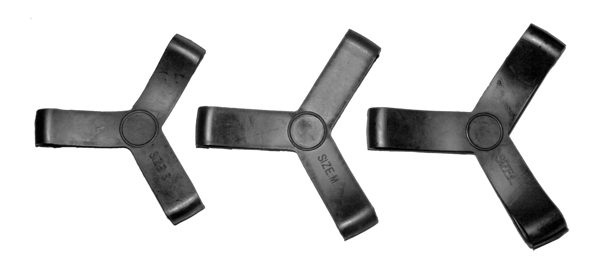 Fixe Palme Caoutchouc en Croix / La paire