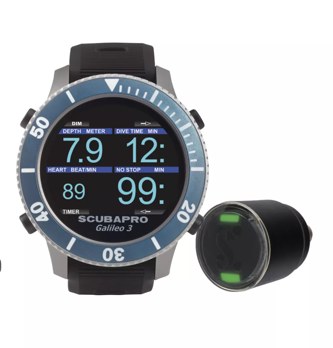 Ordinateur / Montre Scubapro Galileo 3 Titan avec émetteur