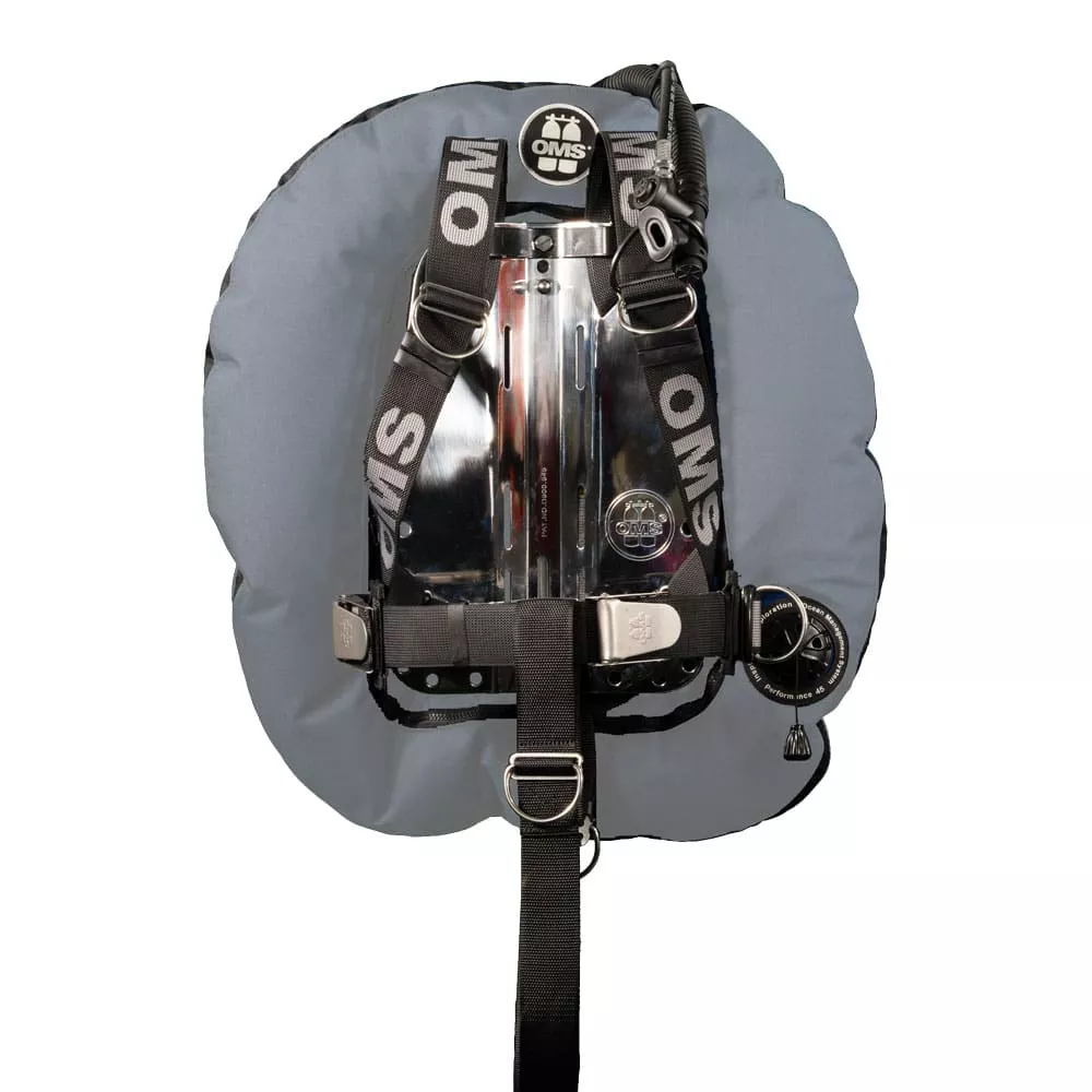 Wing OMS Performance 20L, plaque Inox et harnais DIR