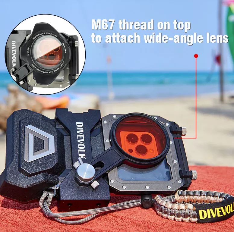 Kit caisson étanche pour smartphone Ocean Seatouch 4 Max Plus Divevolk