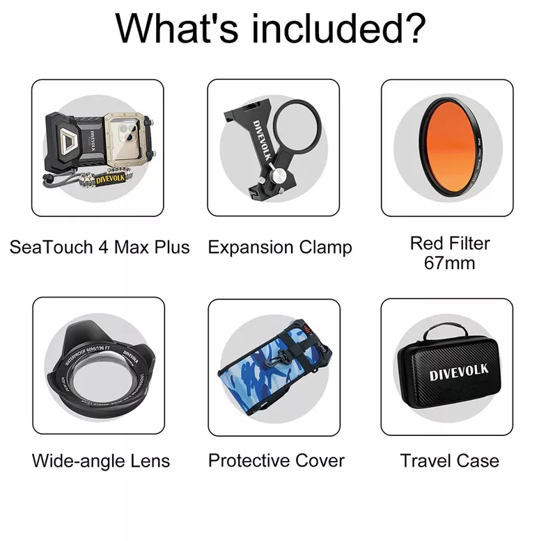 Kit caisson étanche pour smartphone Ocean Seatouch 4 Max Plus Divevolk