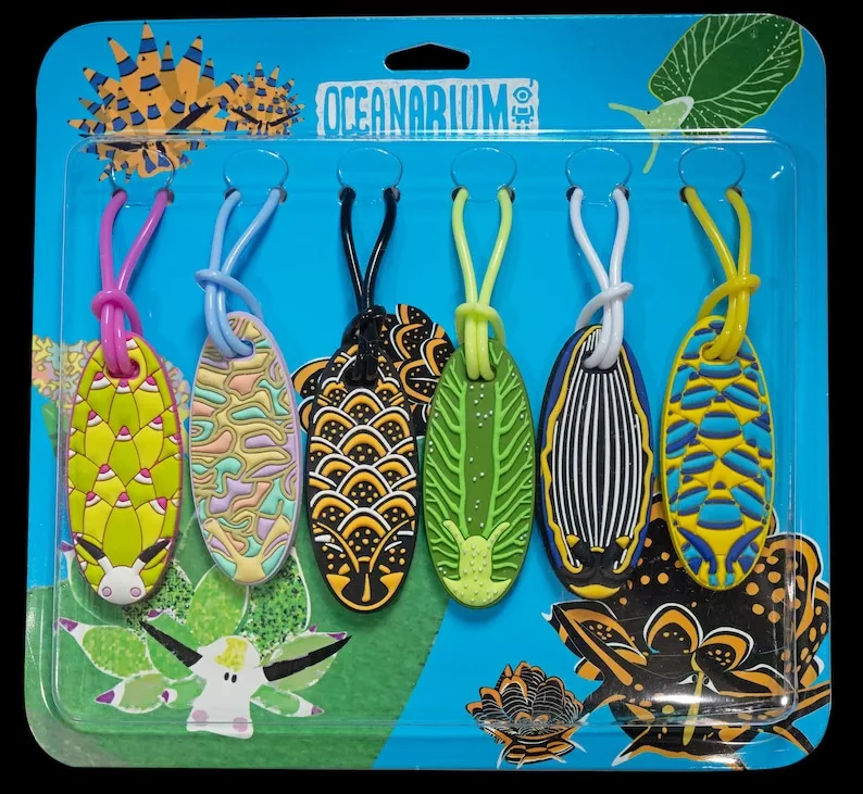 Étiquettes pour équipement nudibranches Oceanarium