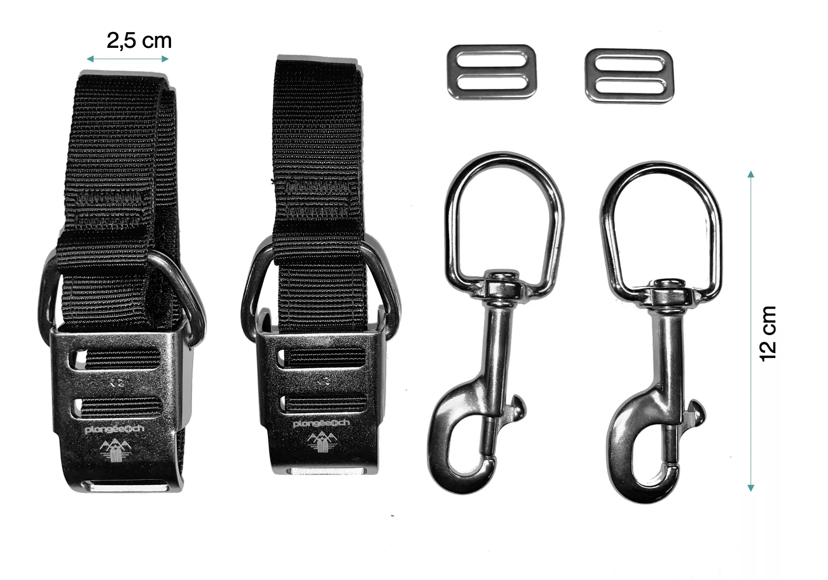 Kit sangle reglable Sidemount boucle rapide