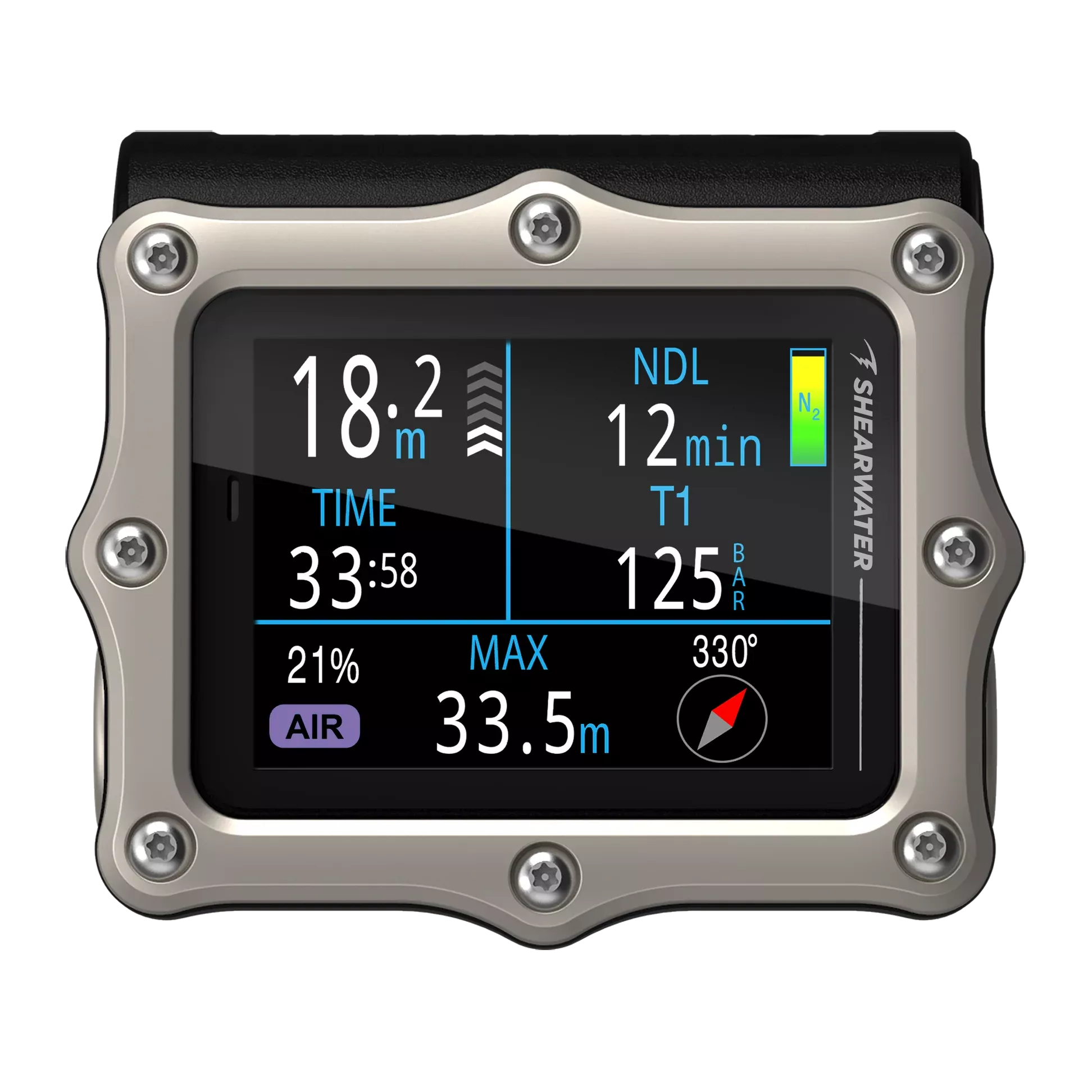 Ordinateur Shearwater Perdix 3 Titane