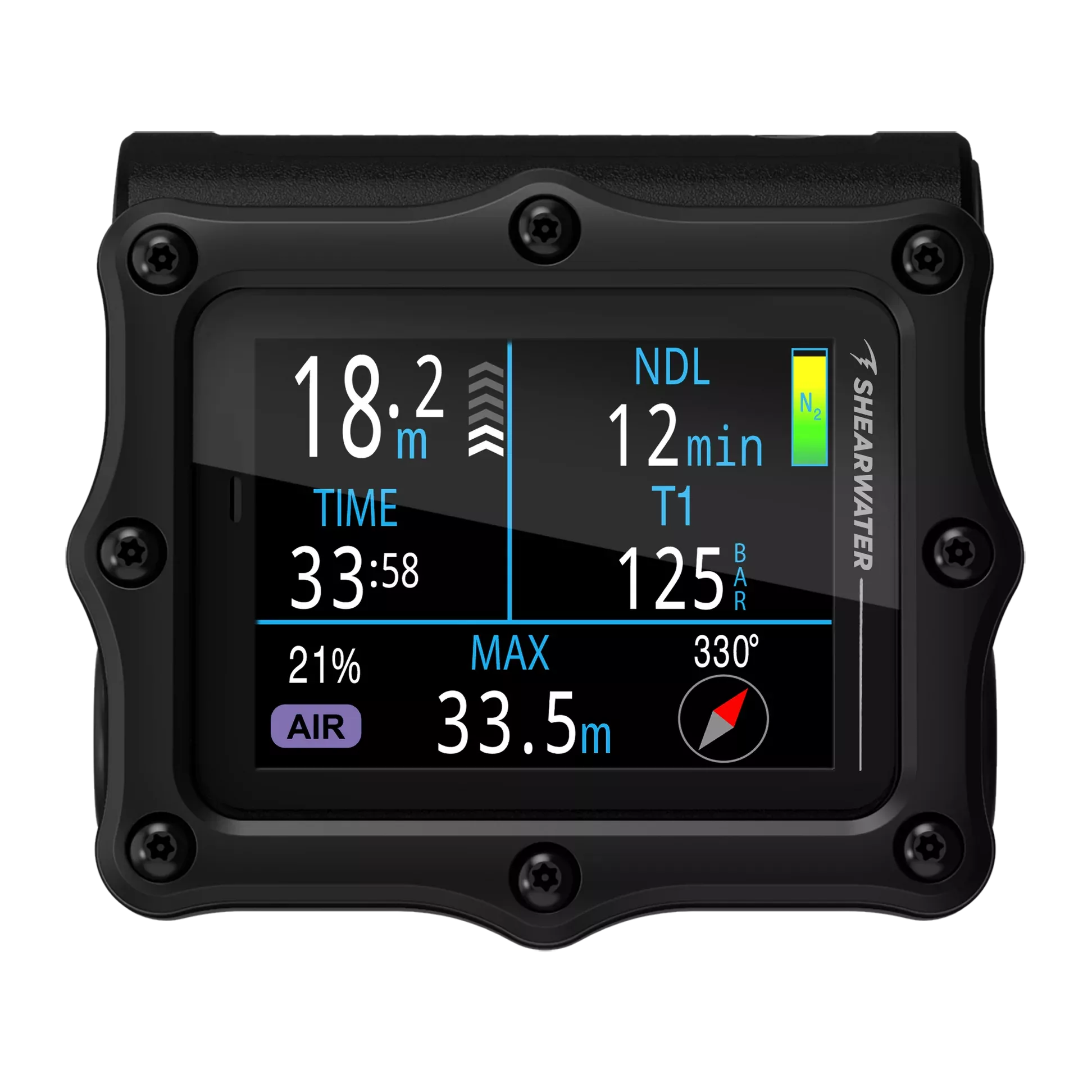 Ordinateur Shearwater Perdix 3 Titane