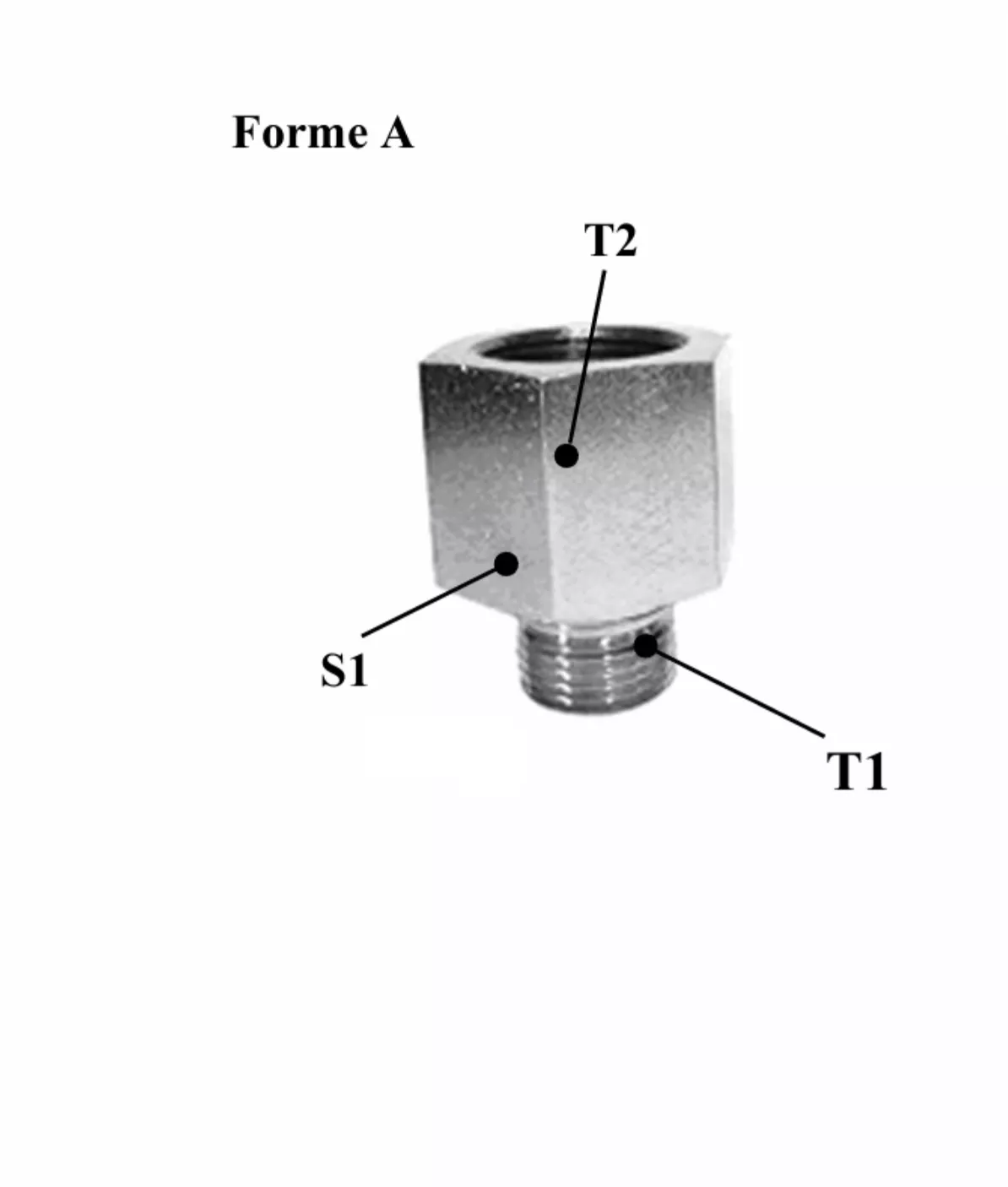 Adapateur G1/4'' Mâle sur 1/8'' Femelle