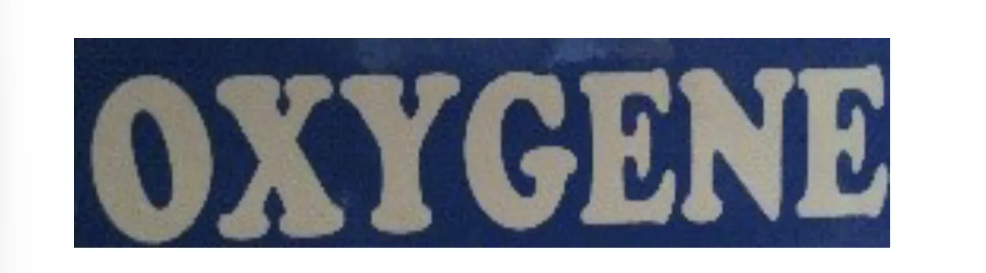 Autocollant Oxygène 41x12cm