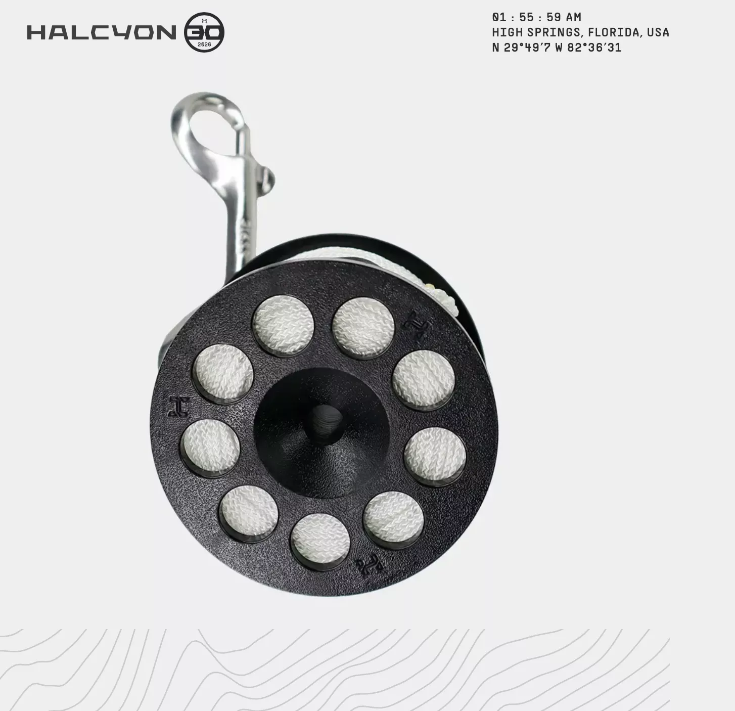 Dévidoir Halcyon Defender Safety 30m avec mousqueton double